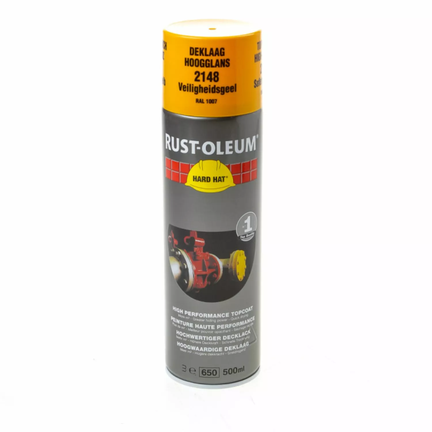 Rust-Oleum 2148 Hard Hat Spuitbus- RAL 1007 narcissengeel - 0,5L-image