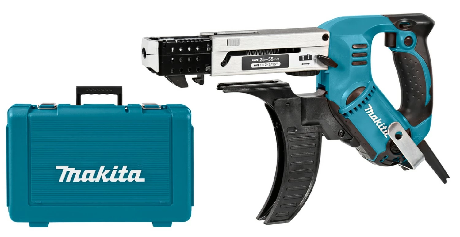 Makita 6842 bandschroefmachine in koffer - 470W-image