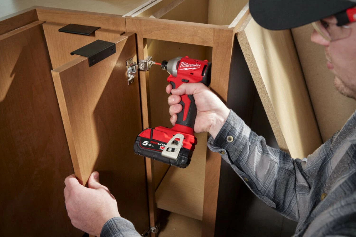 Milwaukee M18 BLIDR-502X Slagschroevendraaier (2x 5.0Ah accu) - koolborstelloos - in HDBox-image