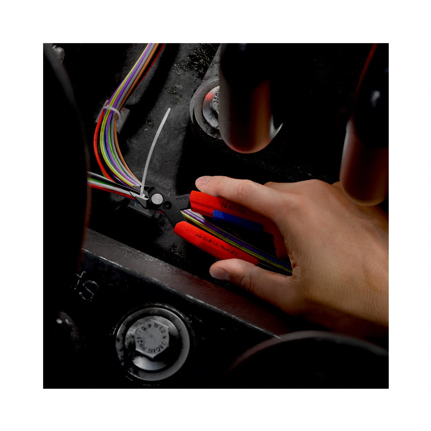 Knipex 78 61 150 V01 Zijsnijtang Slim Knips - 158mm - incl. holster