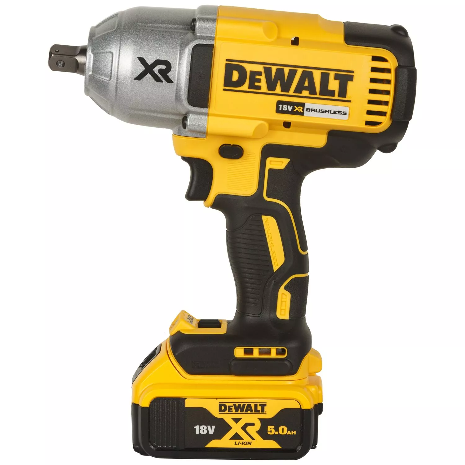 DeWALT DCF899P2 - Set clé à choc Li-Ion 18V (2x batterie 5.0Ah) dans coffret TSTAK - 1625Nm - Moteur brushless-image