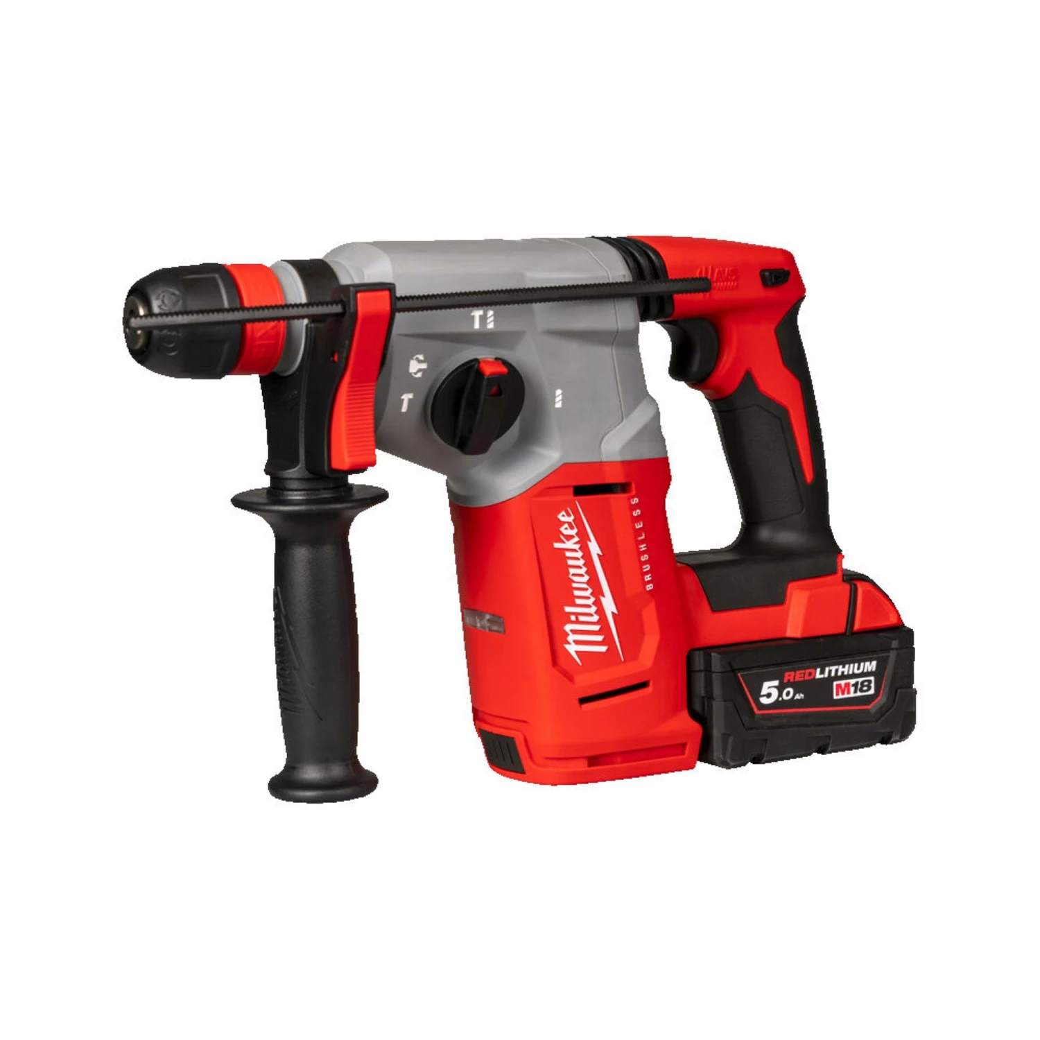 Milwaukee M18 BLHX-502X 18V Li-ion Accu SDS-plus combihamer set (2x5.0Ah) in HD Box - 2.3J - koolborstelloos-image