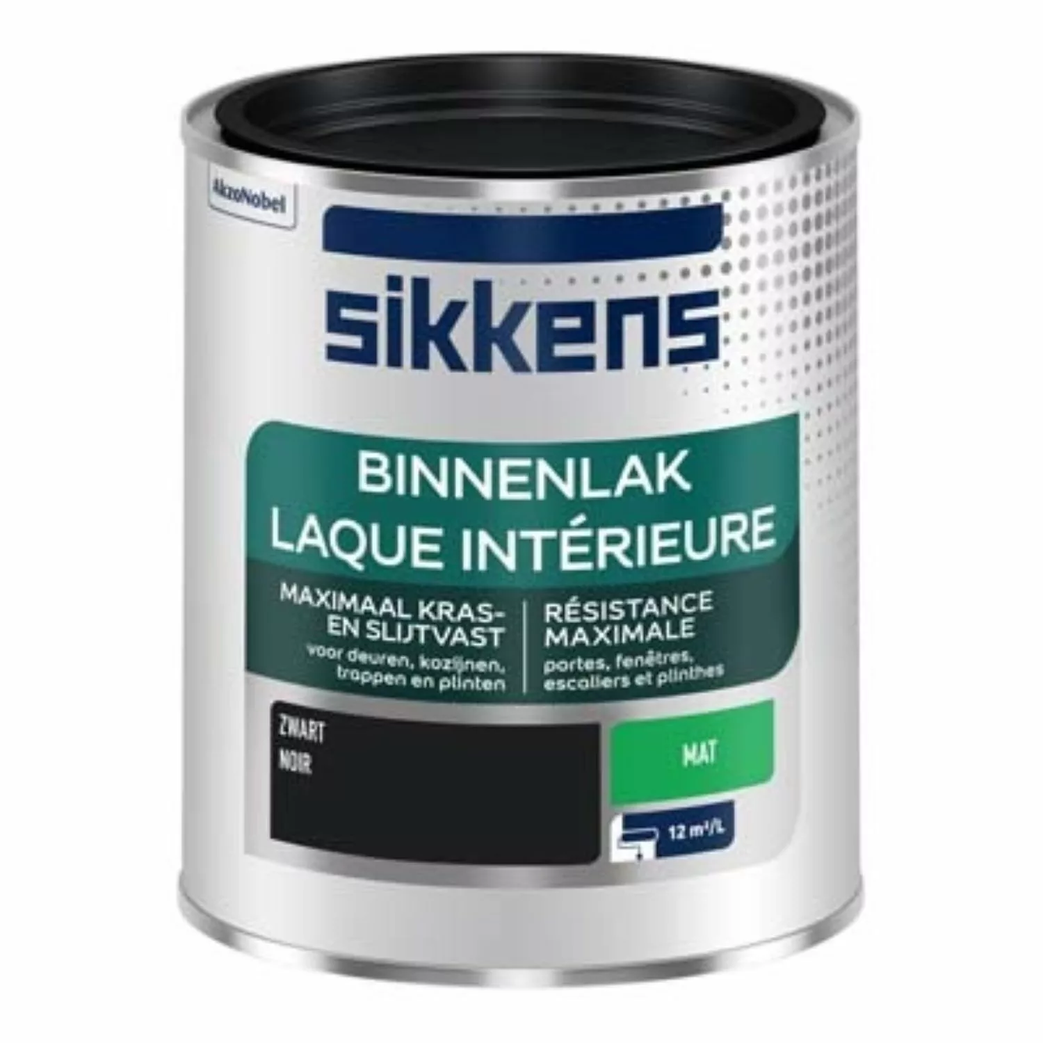 Sikkens Binnenlak mat - zwart - 750ml-image