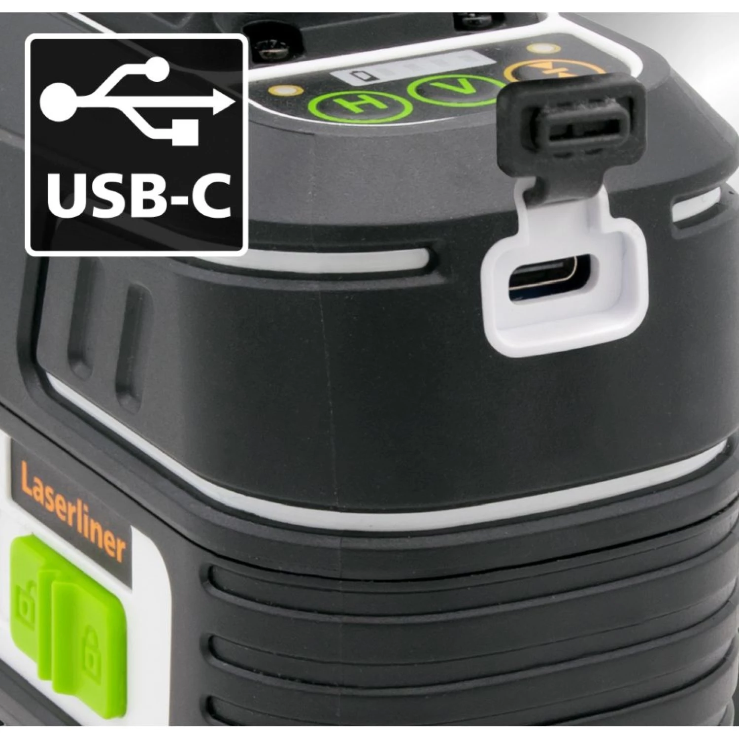 Laserliner PocketPlane-Laser 4G Kruislijnlaser in koffer - 4 lijnen - groen - 30m + SpiderStand statief-image