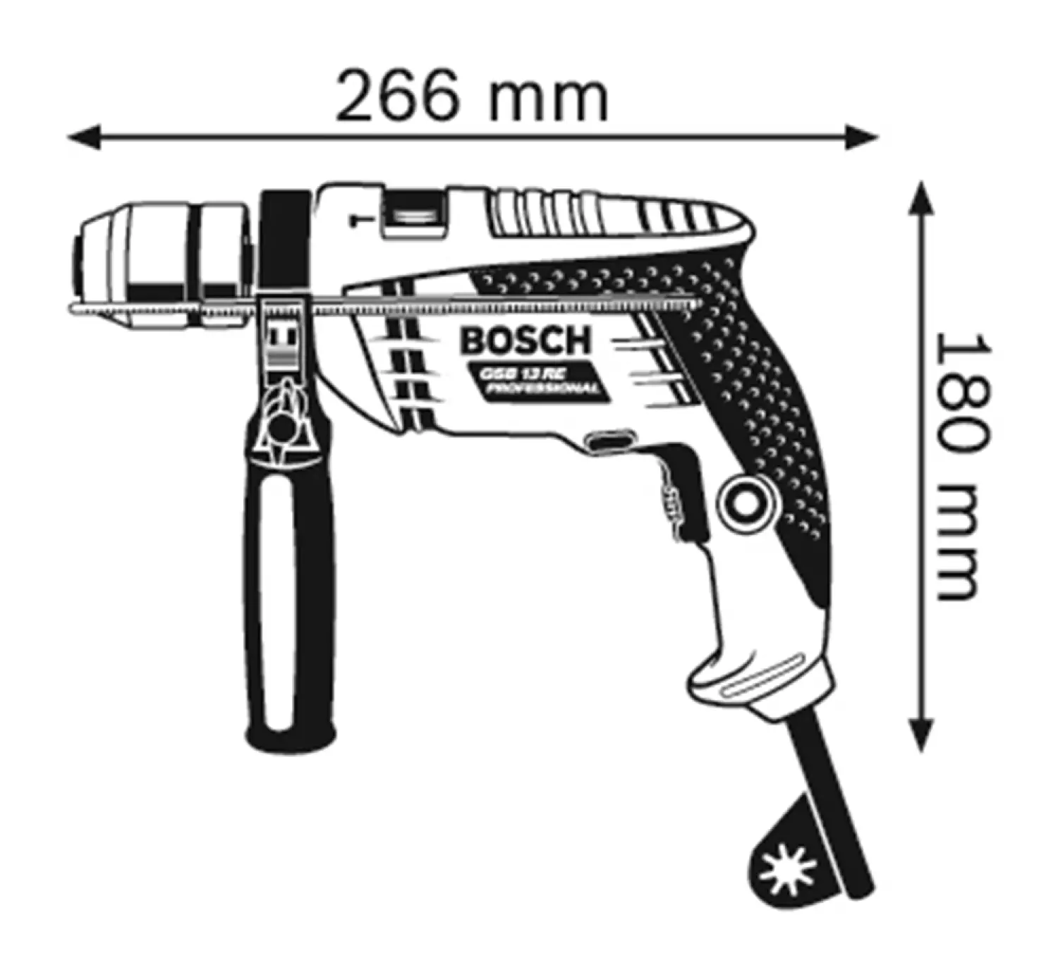 Bosch GSB 13 RE Klopboormachine - 600W-image