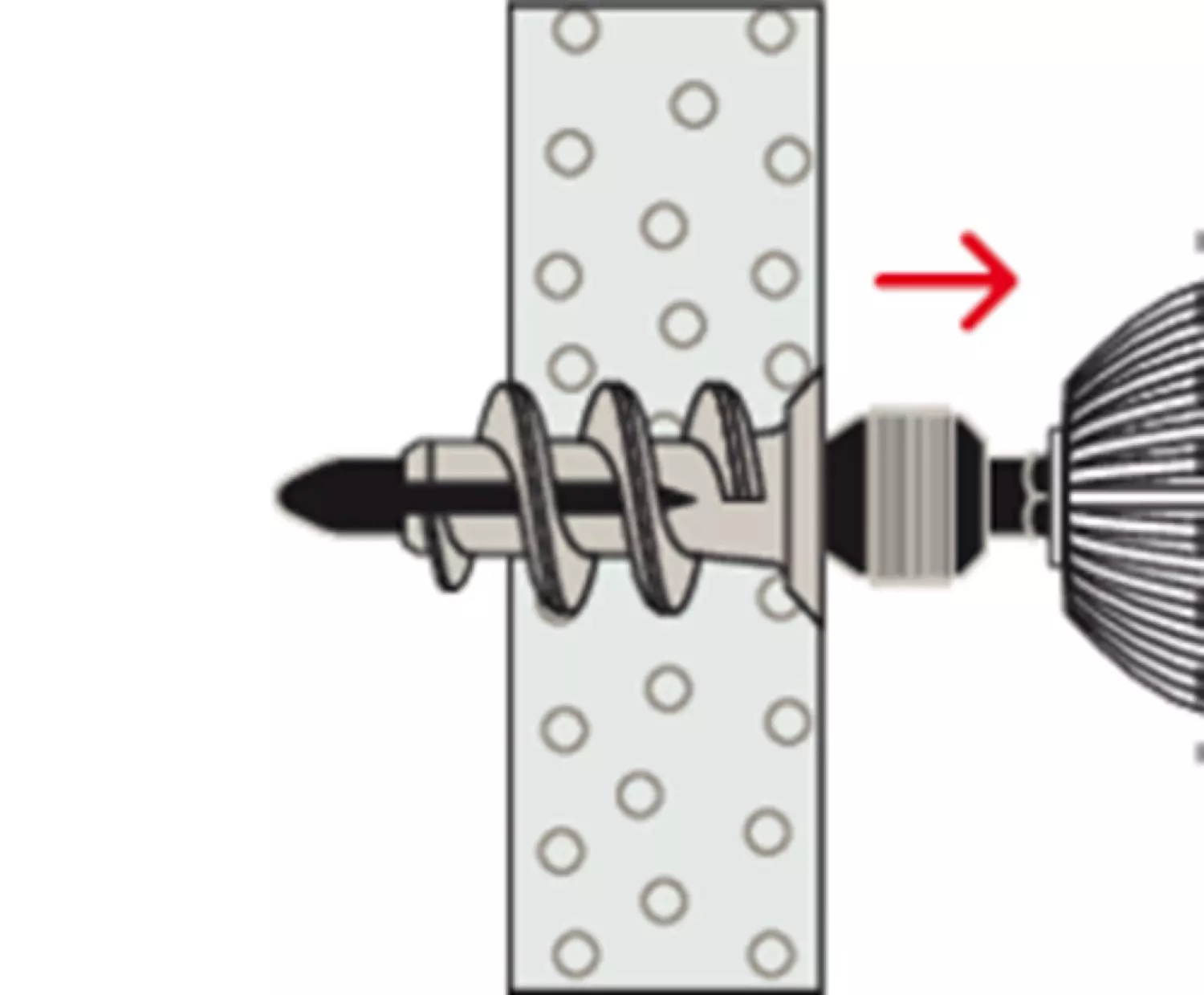 Fischer 52389 Gipsplaatplug GK (100st)-image