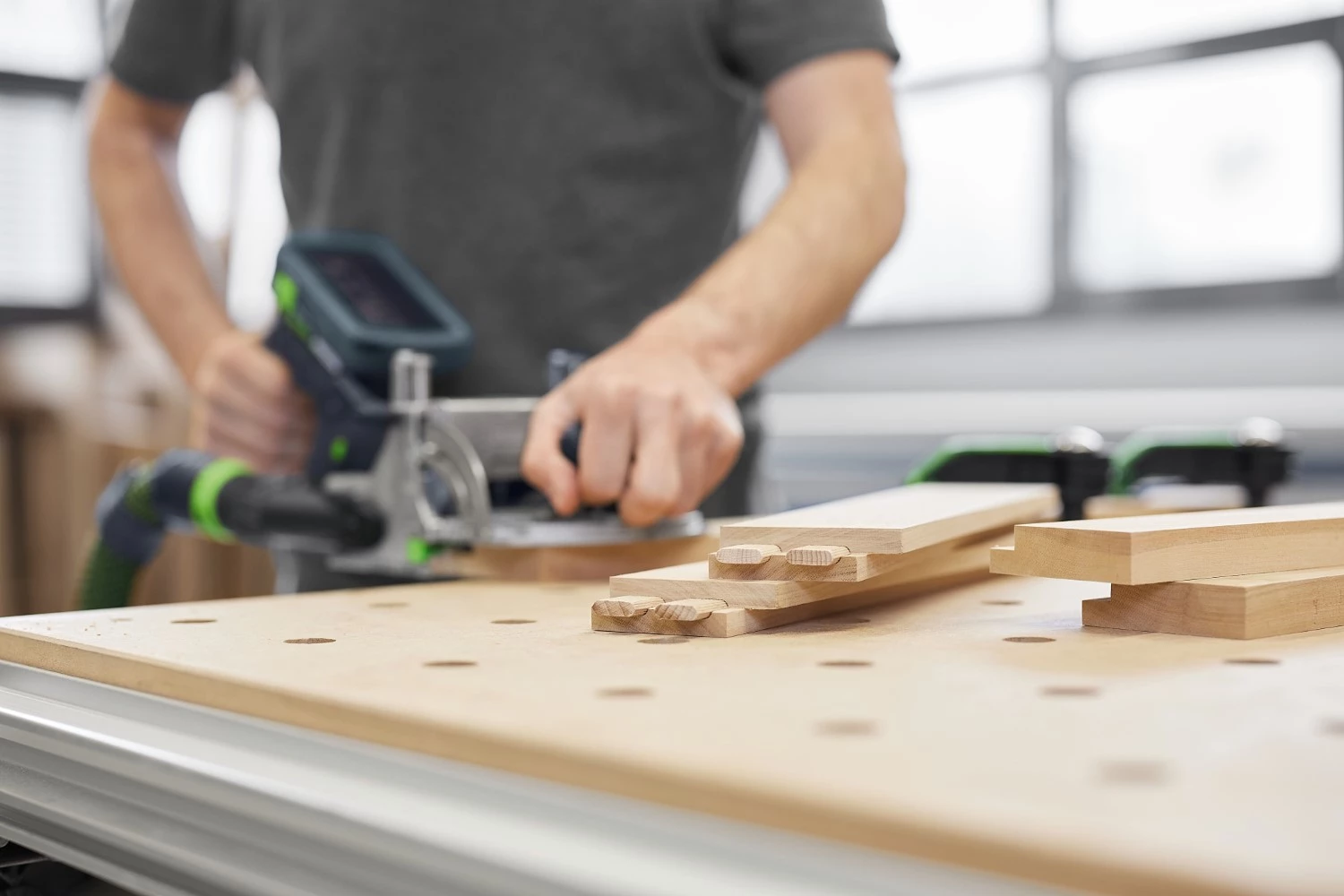 Festool DFC 500 E-Basic 18V machine de fraisage Domino sans fil dans un systainer - 28 mm-image