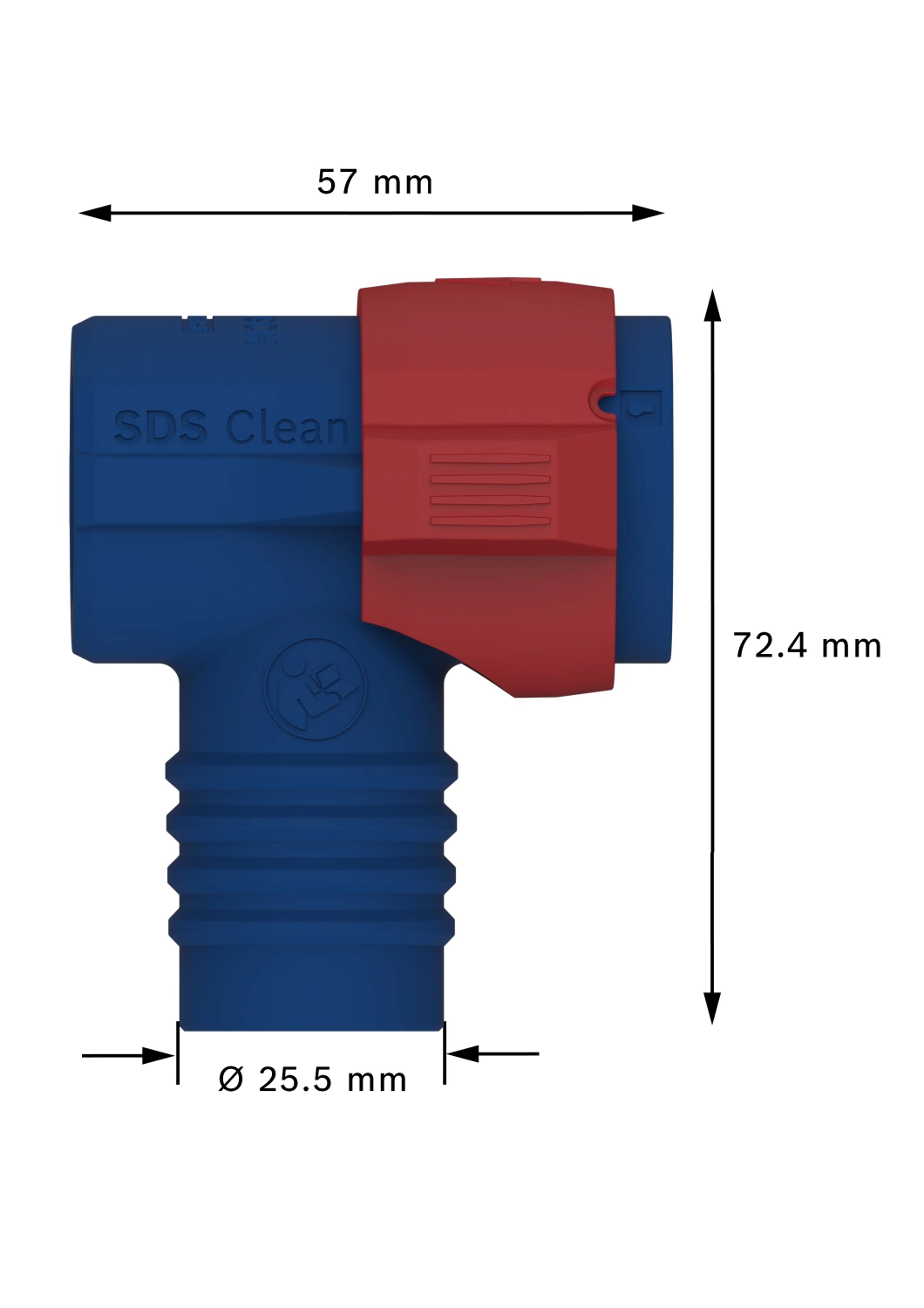 Bosch 2608901621 EXPERT SDS Clean Plus connector voor hamerboor-image