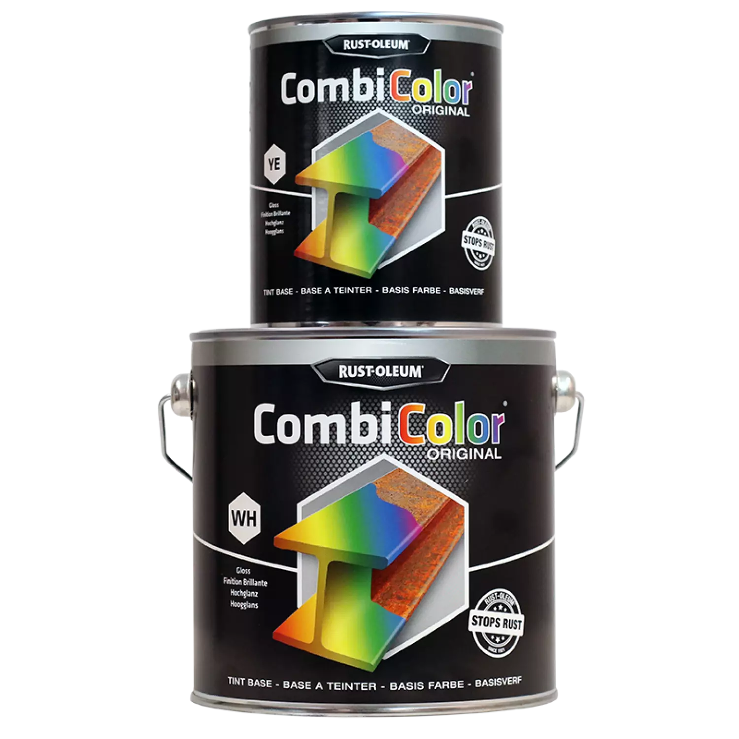 Rust-Oleum Combicolor Gloss Wh - op kleur gemengd - 1 L-image