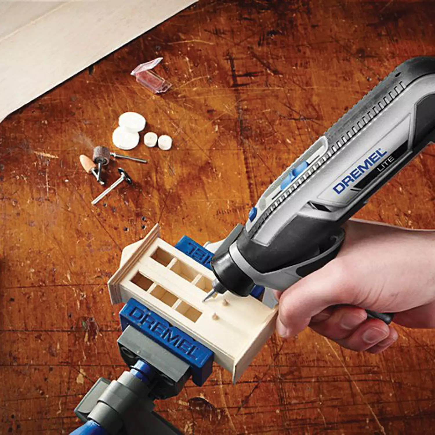 Dremel Lite 3,6V Li-Ion accu multitool incl. 15-delige accessoireset-image