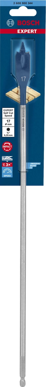 Bosch 2608900344 EXPERT Speedboor Self Cut Speed - zeskantschacht - 17x400mm-image