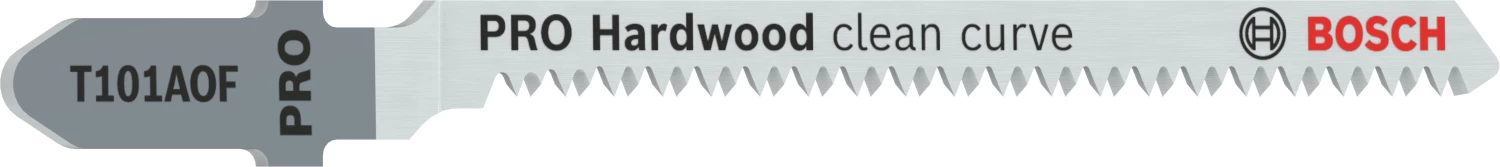 Bosch PRO T101AOF Lame de scie sauteuse pour bois dur - 83 mm - bois (5 pièces)-image