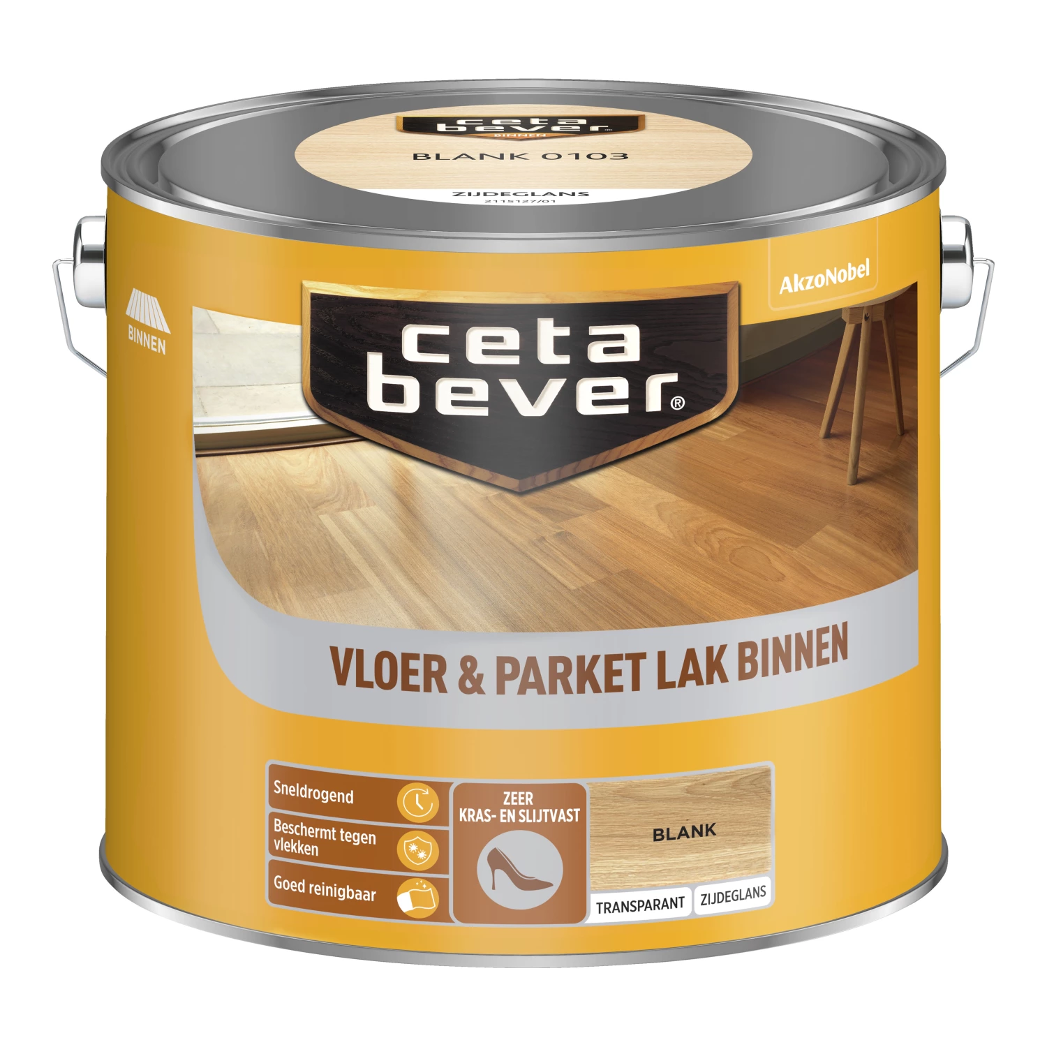 Cetabever Vloer- & Parketlak Transparant - Blank - 2,5L-image
