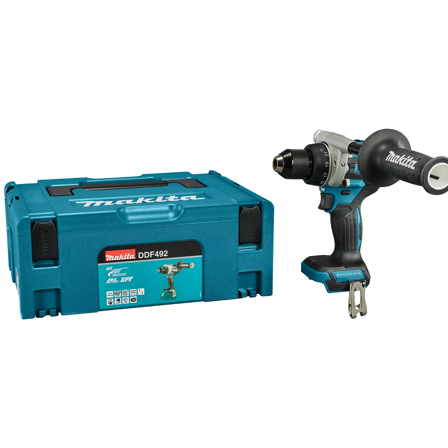 Makita DDF492ZJ 18V Li-ion accu boor-/schroefmachine body in Mbox - koolborstelloos-image