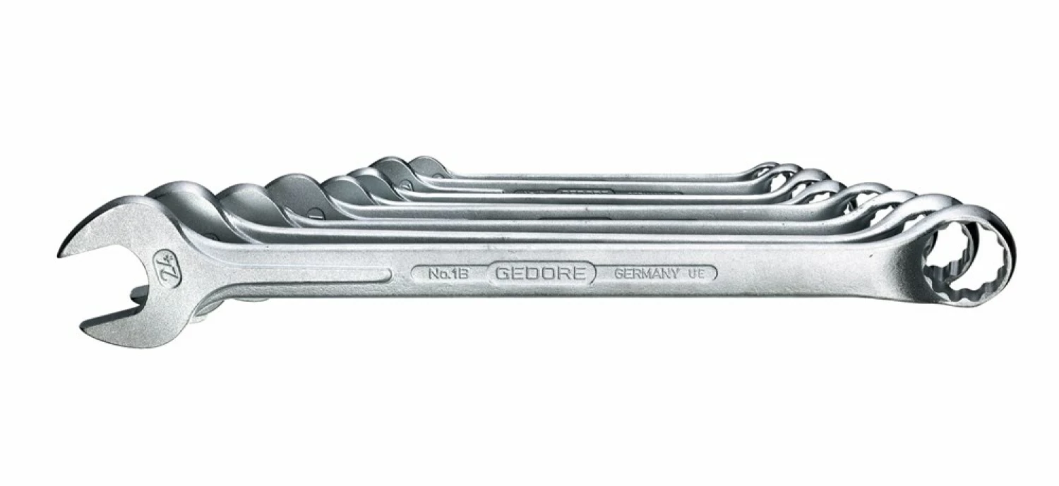 Gedore 1 B-08 8-delige Ringsteeksleutel-set - 10-24mm-image