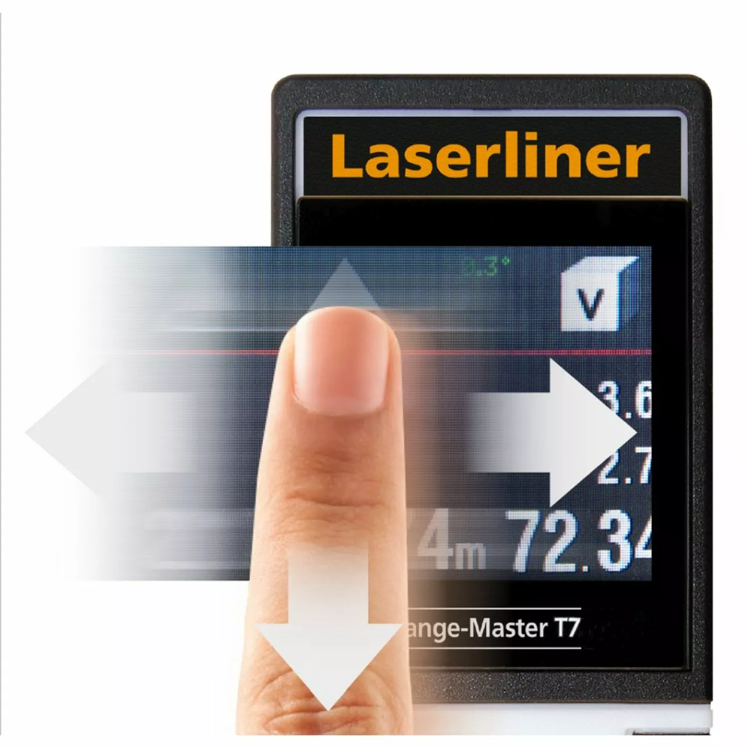 Laserliner LaserRange-Master T7 Afstandsmeter met touchscreen in tas - 70m-image