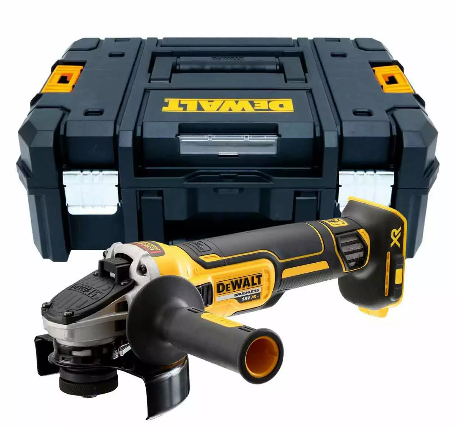 DeWALT DCG405NT - Meuleuse sans fil Li-Ion 18V (machine seule) dans TSAK - 125 mm - moteur brushless-image