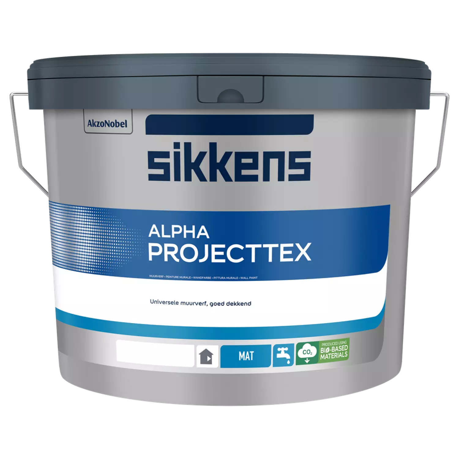 Sikkens Alpha projecttex - wit - 10L nieuw-image