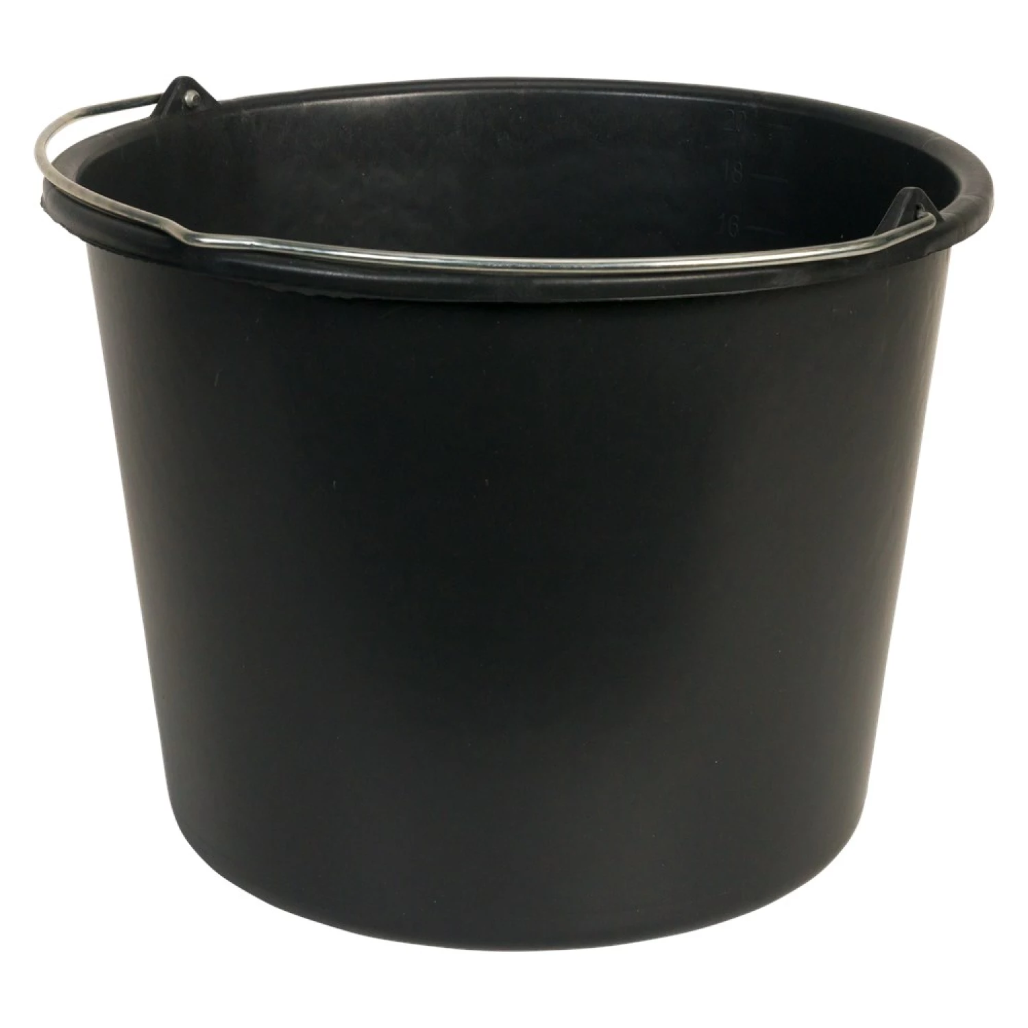 Gripline EMM00200-0001 Durable - Seau de maçon - 20L - noir-image