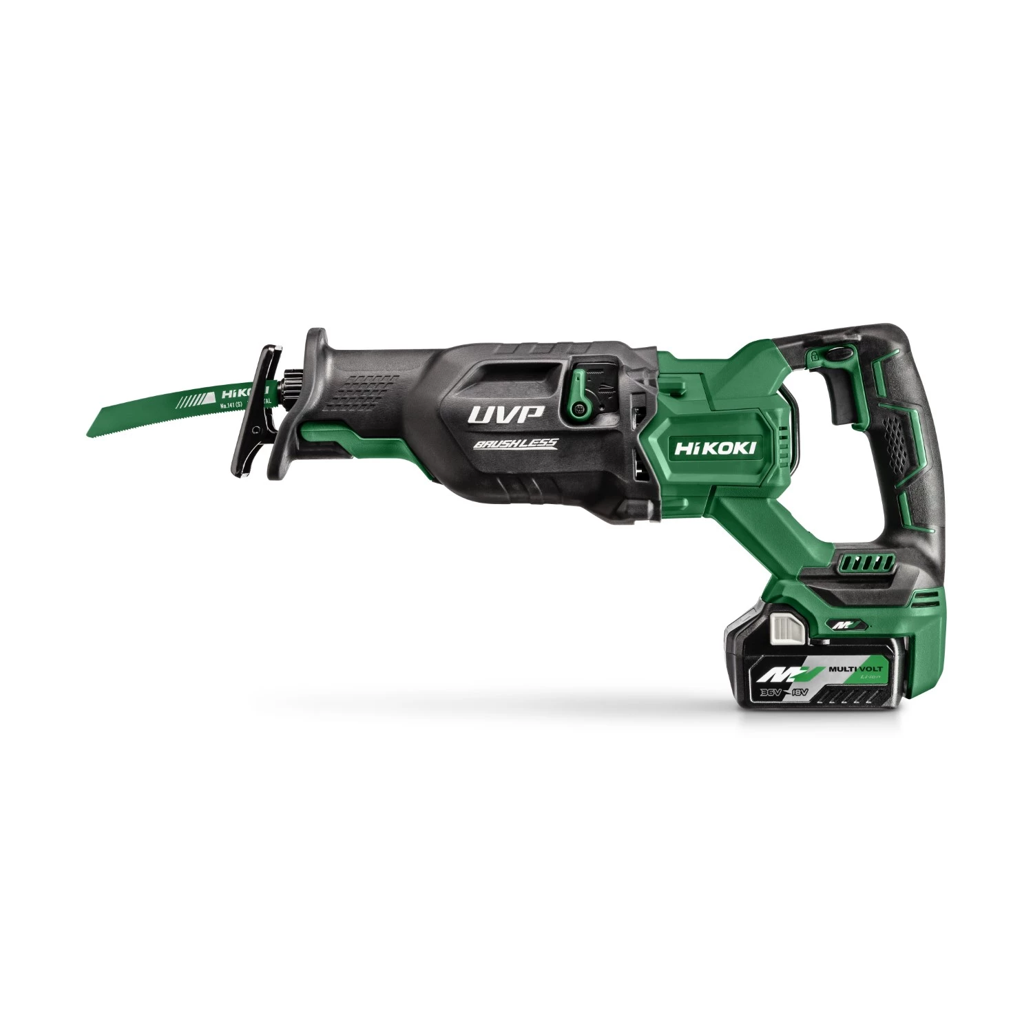 HiKOKI CR36DAWGZ 36V Multivolt Li-Ion accu Reciprozaag set (2x 2,5Ah) in koffer - 300mm - koolborstelloos-image