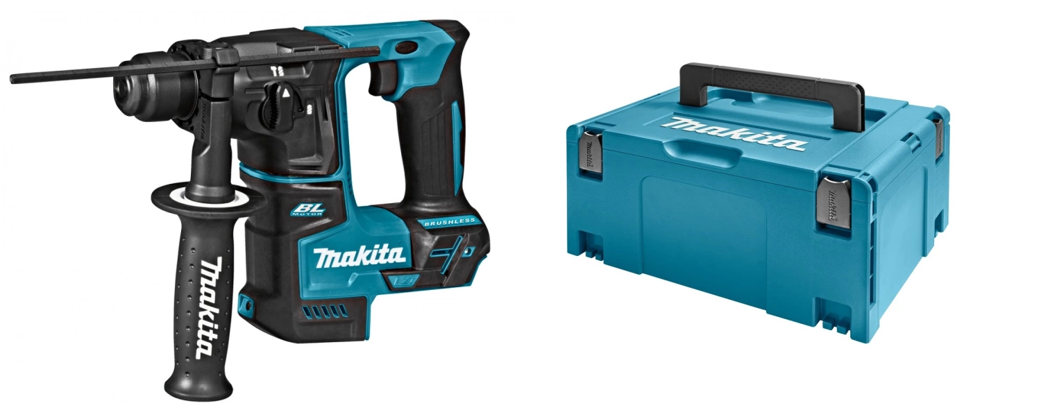 Makita DHR171ZJ Perforateur SDS-plus sans-fil - 18V Li-ion - MAKPAC - 1,2 J - Brushless - Machine seule-image