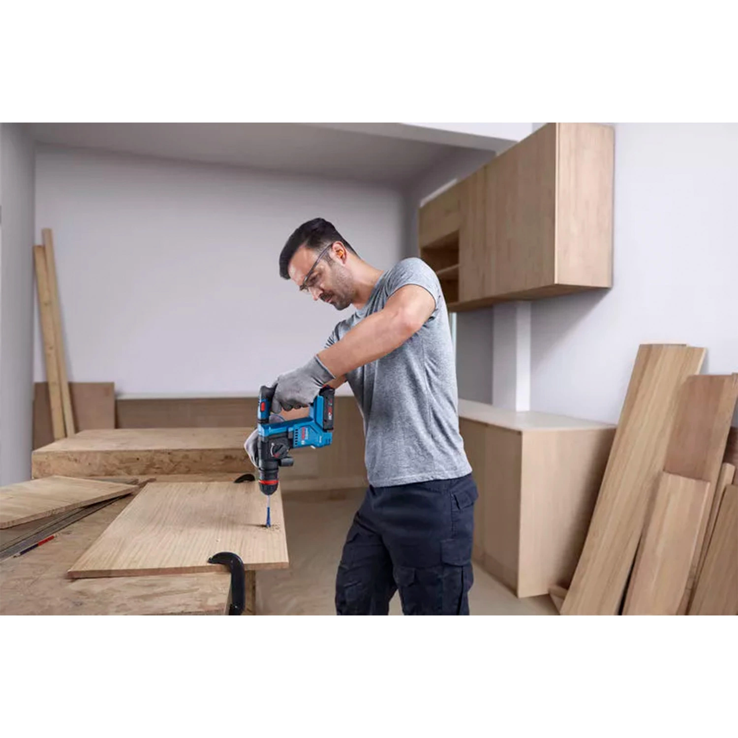 Bosch GBH 18V-18 X SDS-plus batterie ONECHUCK marteau perforateur dans L-Boxx - 1,5 J-image