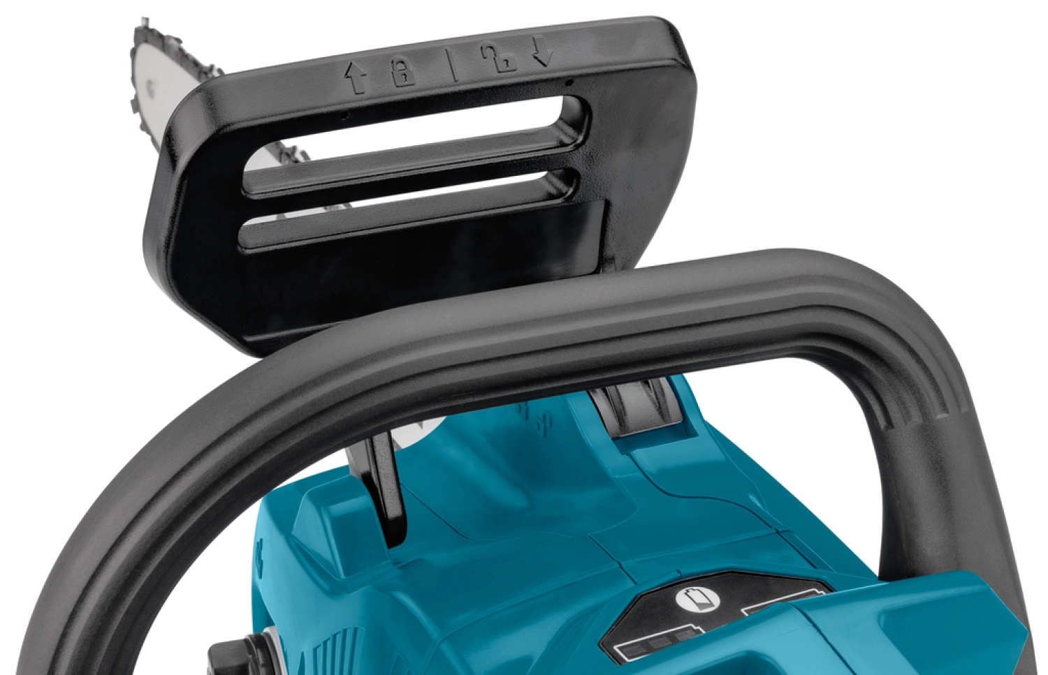 Makita DUC355PG4J Tronçonneuse sans-fil - 2 x 18V Li-ion - 4 batteries 6,0 ah - Mbox - 35 cm - Brushless-image