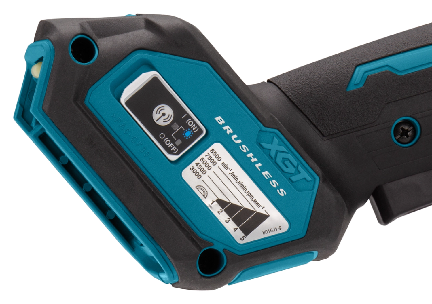 Makita GA032GZ XGT 40V Max Li-ion accu haakse slijper 125 mm Body-image