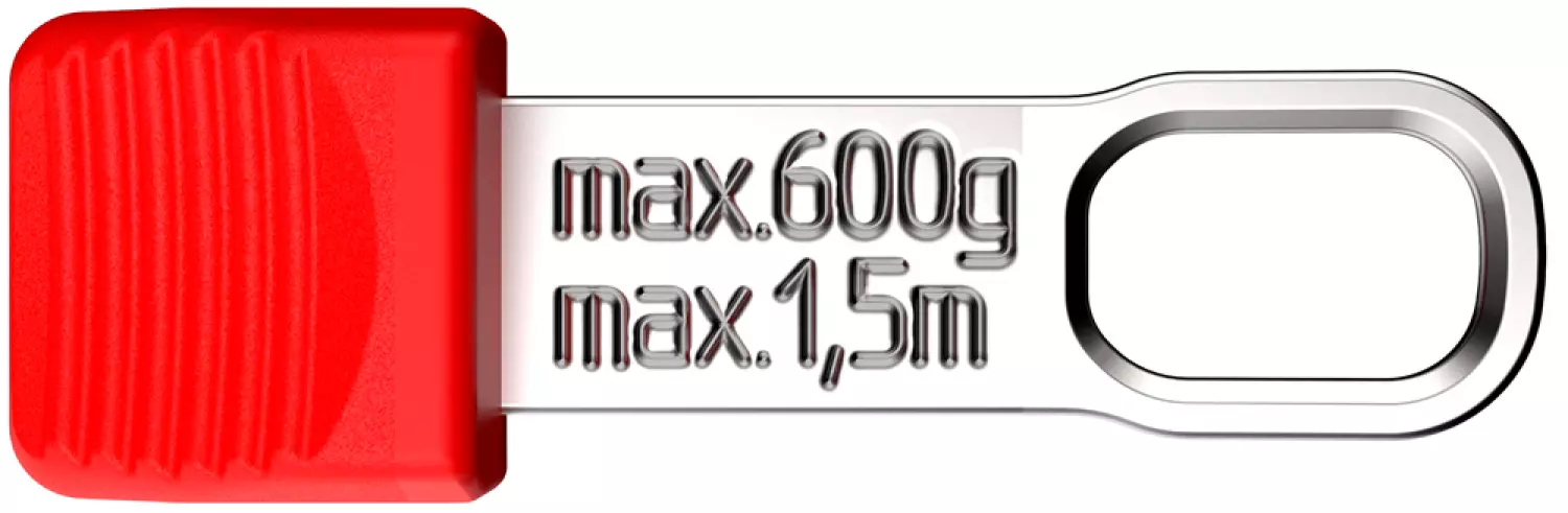 Knipex 00 62 10 TR Attaches pour outils sécurisés rouge (10 pièces)-image