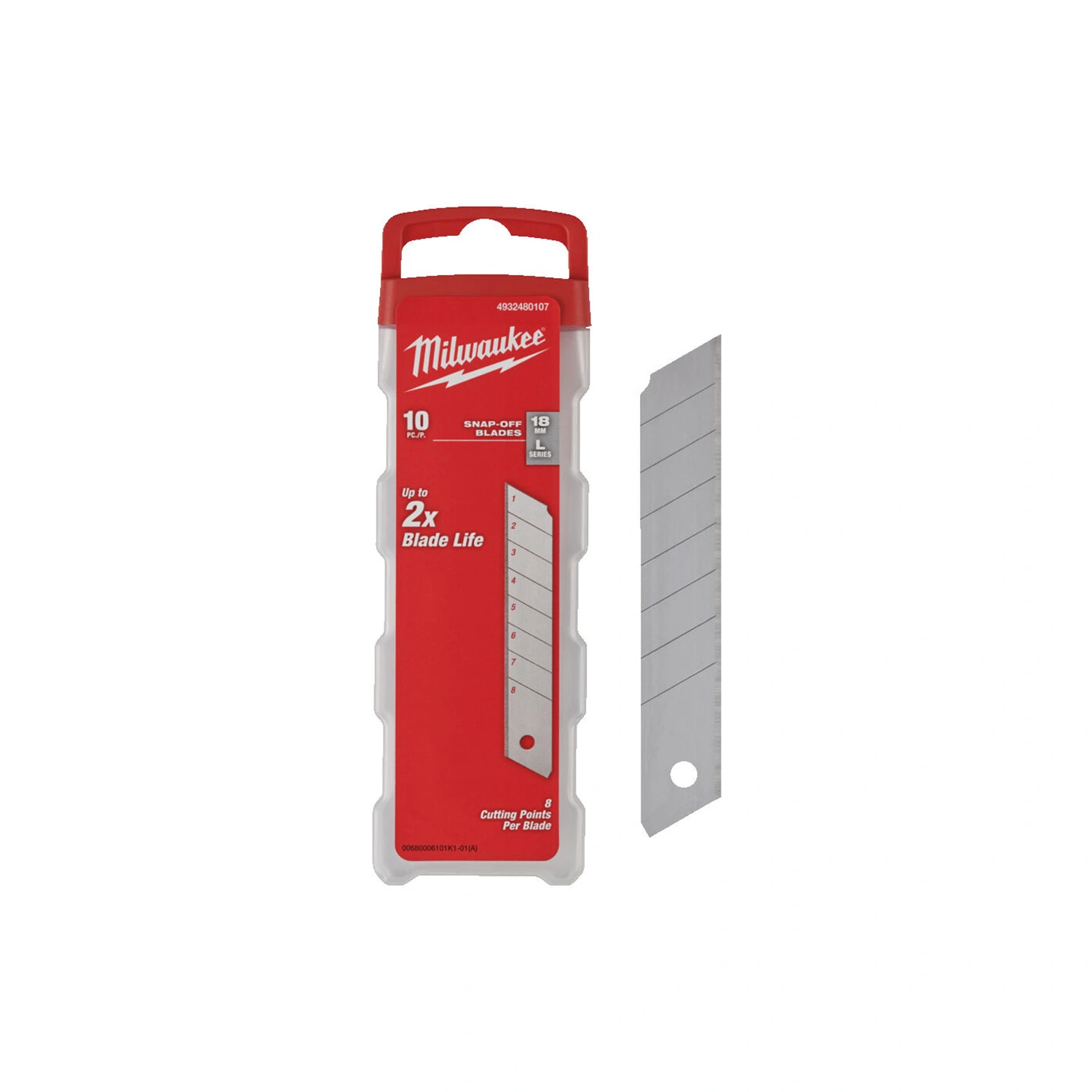 Milwaukee 4932480107 Reserve afbreekmesen - 18 mm (10st)