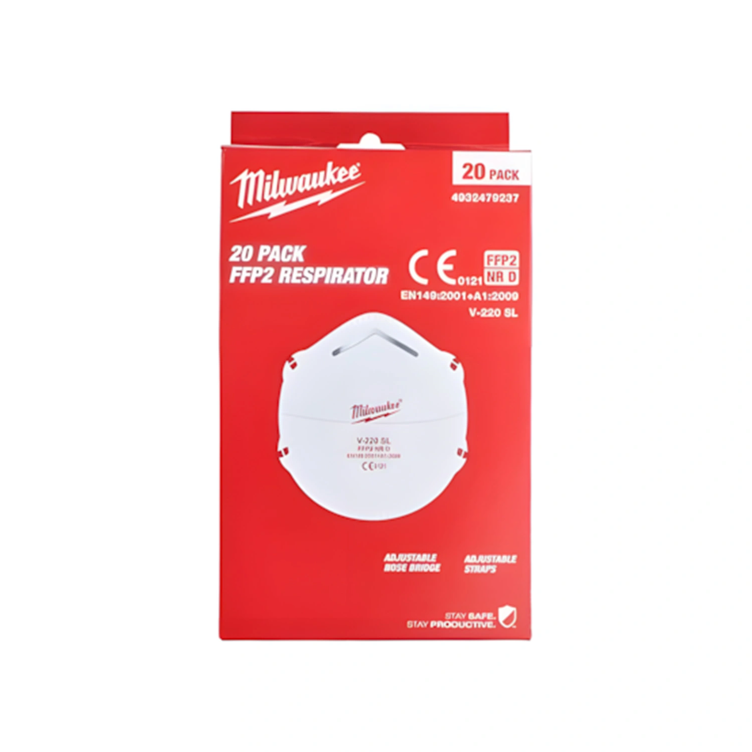 Milwaukee 4932479237 FFP2 Stofmasker (20st)