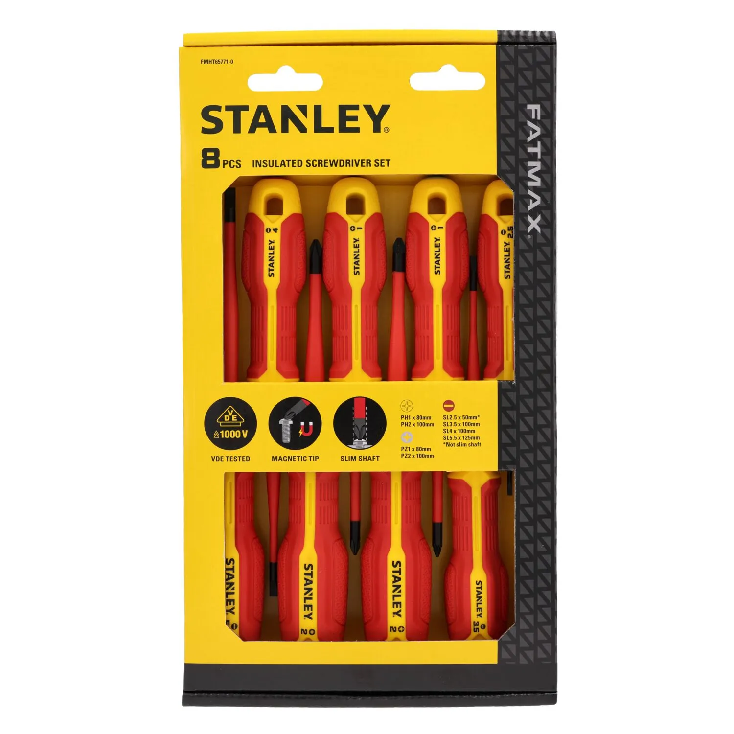 Stanley FMHT65771-0 FATMAX 8-delige VDE Schroevendraaierset - PH/PZ/SL
