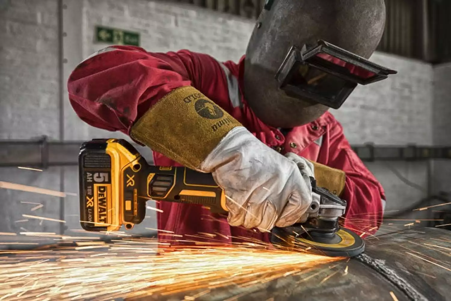 DeWALT DCG405NT - Meuleuse sans fil Li-Ion 18V (machine seule) dans TSAK - 125 mm - moteur brushless-image