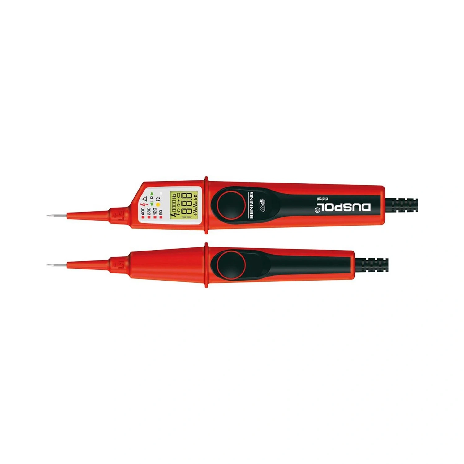 Benning 44050263 DUSPOL Digital Tweepolige spanningstester - AC 1000v / DC 1200V
