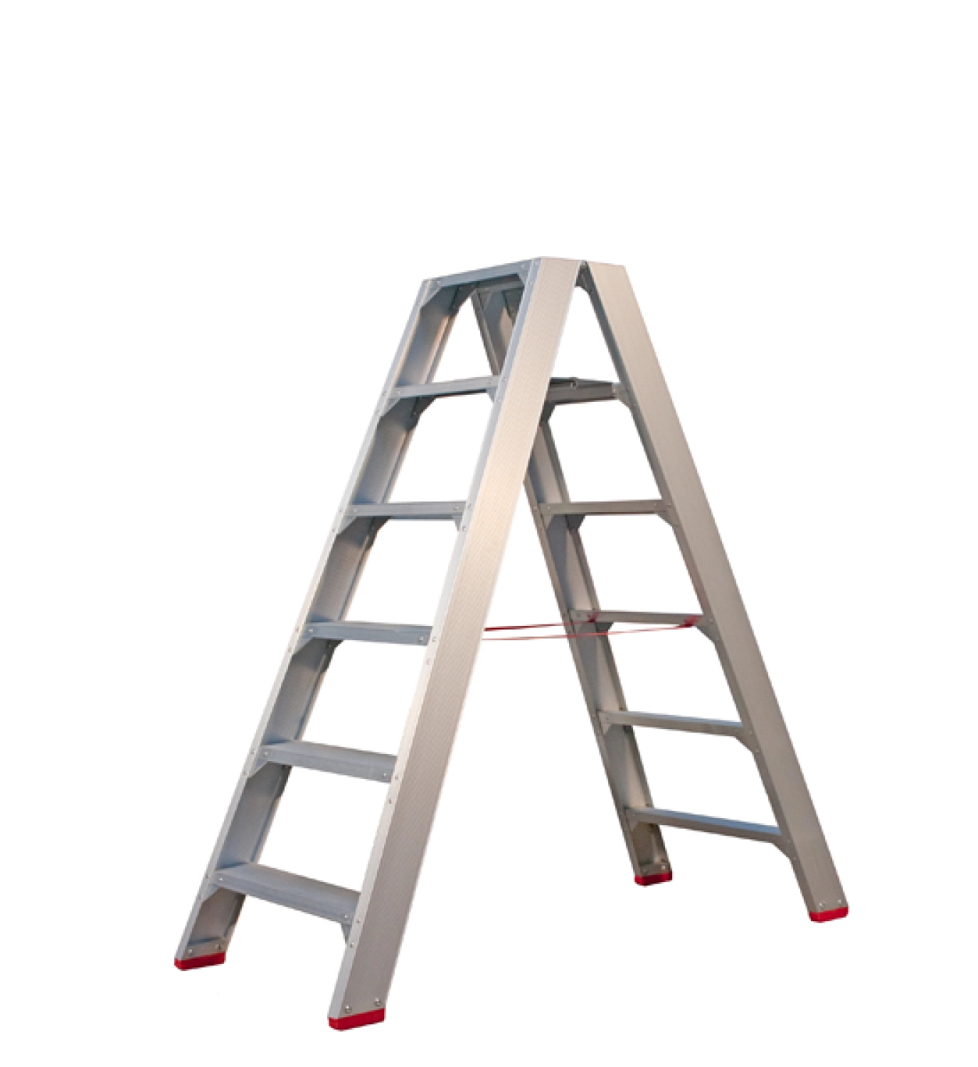Little Jumbo 4741000206 SuperPRO Dubbele trap - Aluminium - 2 x 6 treden - max. werkhoogte 3.45 m.-image