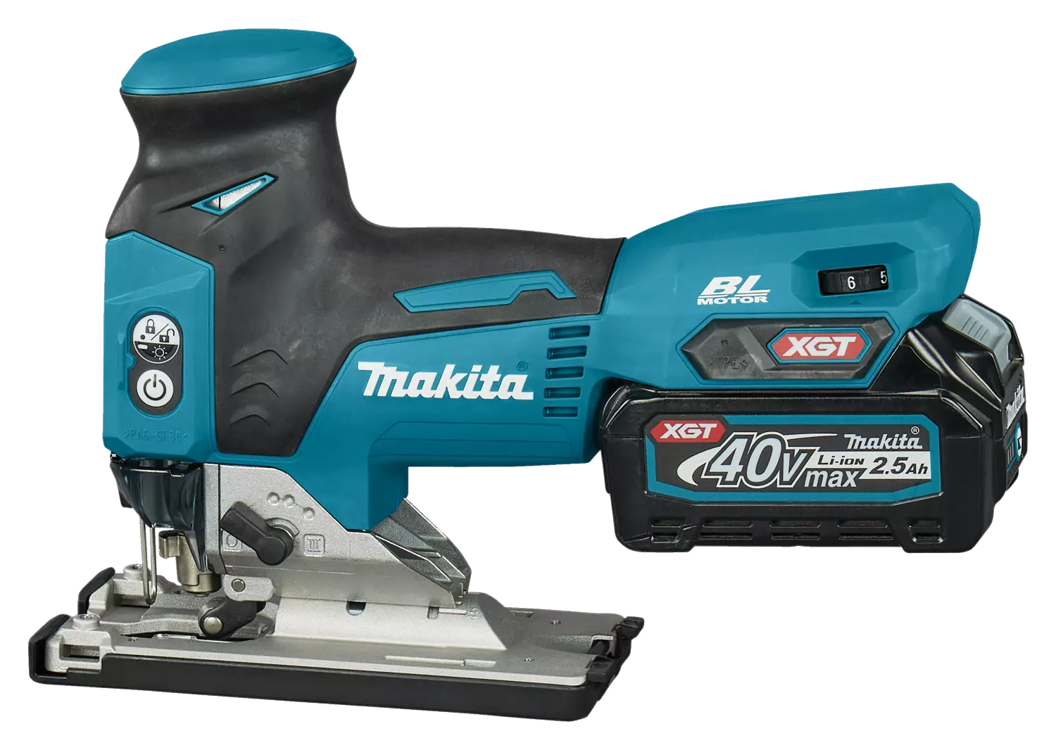 Makita JV001GD201 XGT 40V Max Li-ion accu decoupeerzaag Set in Mbox - Ergonomische greep-image