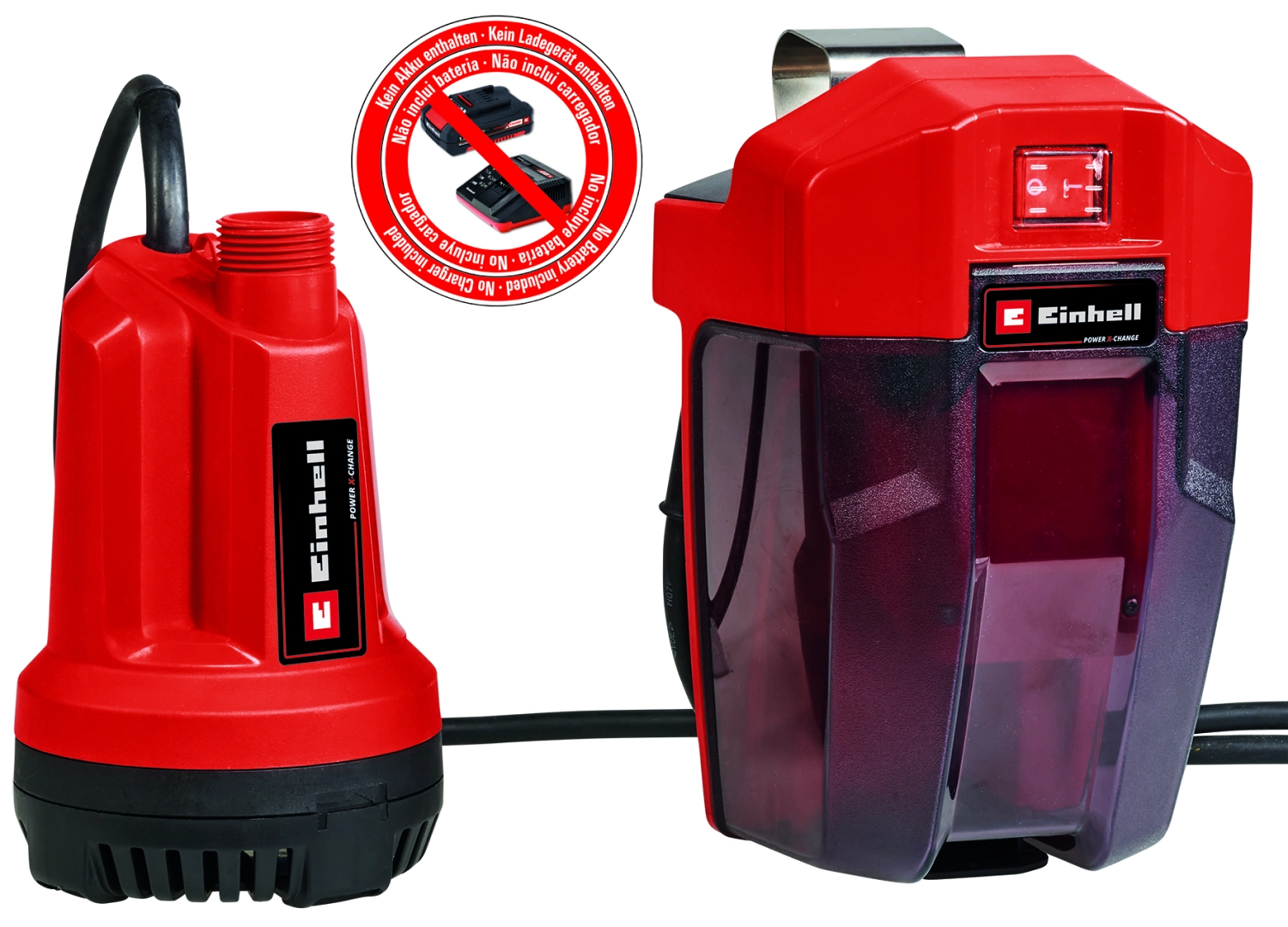 Einhell GE-SP 18 Li Solo 18V Li-Ion accu dompelpomp body - 5.000 l/u-image