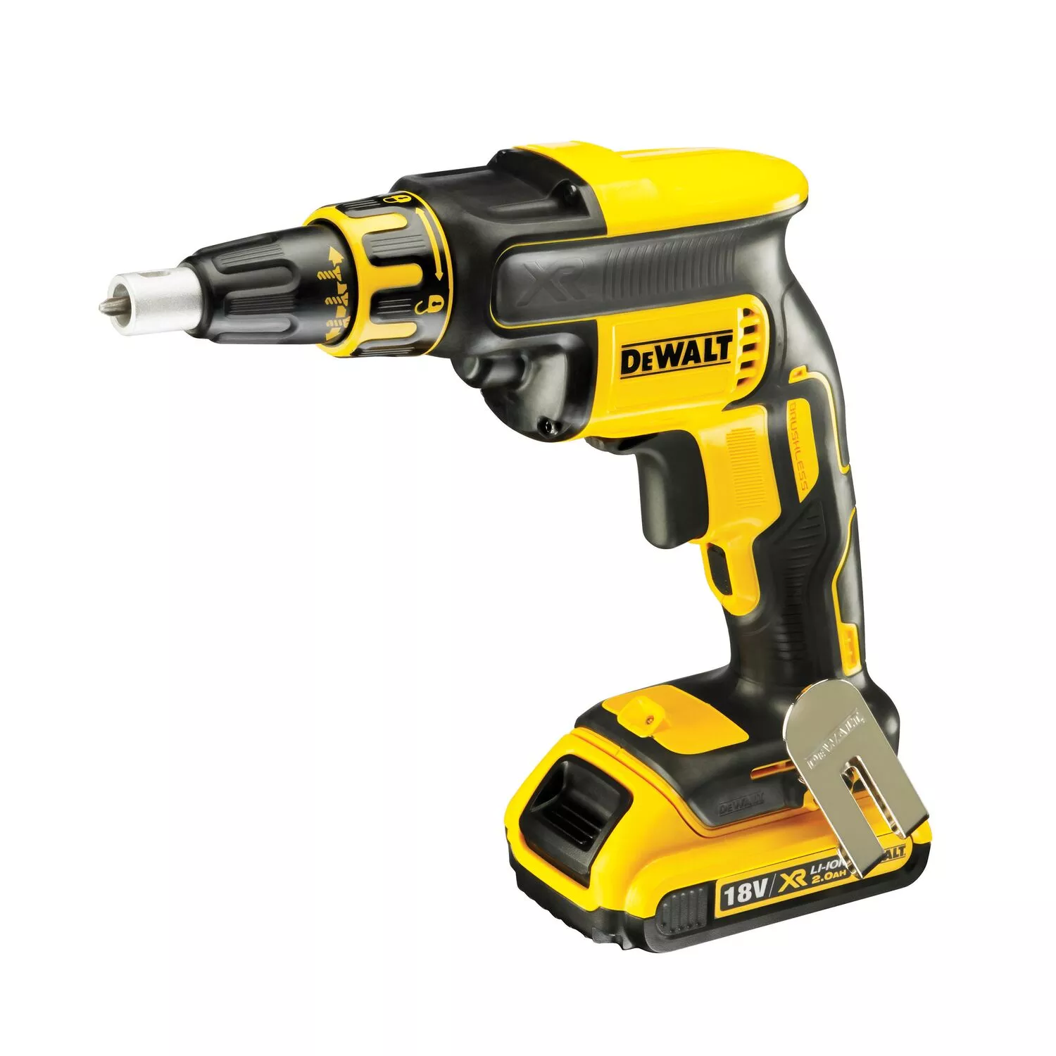 DeWALT DCF620P2K-QW 18V Li-ion XR accu gipsschroefmachine / bandschroefmachine set (2x 5.0Ah) in TSTAK - koolborstelloos - 25-57mm-image