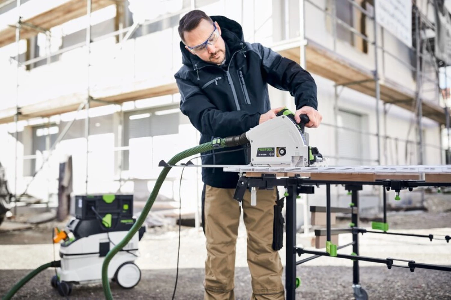 Festool TS 60 KEBQ-Plus 100Y Édition limitée Scie circulaire dans Systainer - 1500 W - 168 mm-image