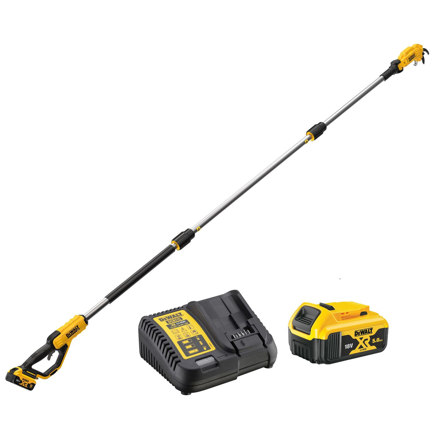 DeWALT DCMPP569P1 Kit sécateur sans fil Li-ion 18 V (1 batterie 5,0 Ah)-image