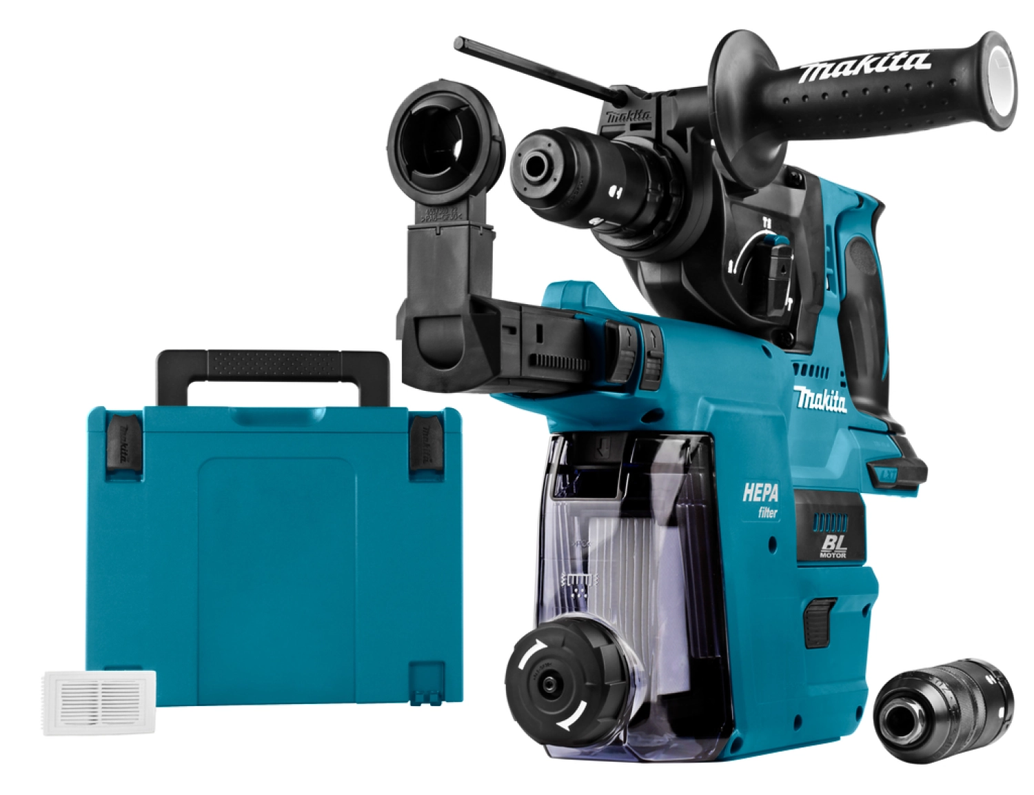 Makita DHR243ZJW 18V Li-Ion Accu SDS-Plus Combihamer body in Mbox - 2J-image