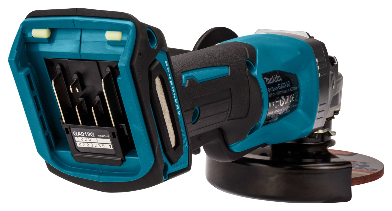 Makita GA013GZ XGT 40V Max Li-ion accu haakse slijper 125 mm Body-image