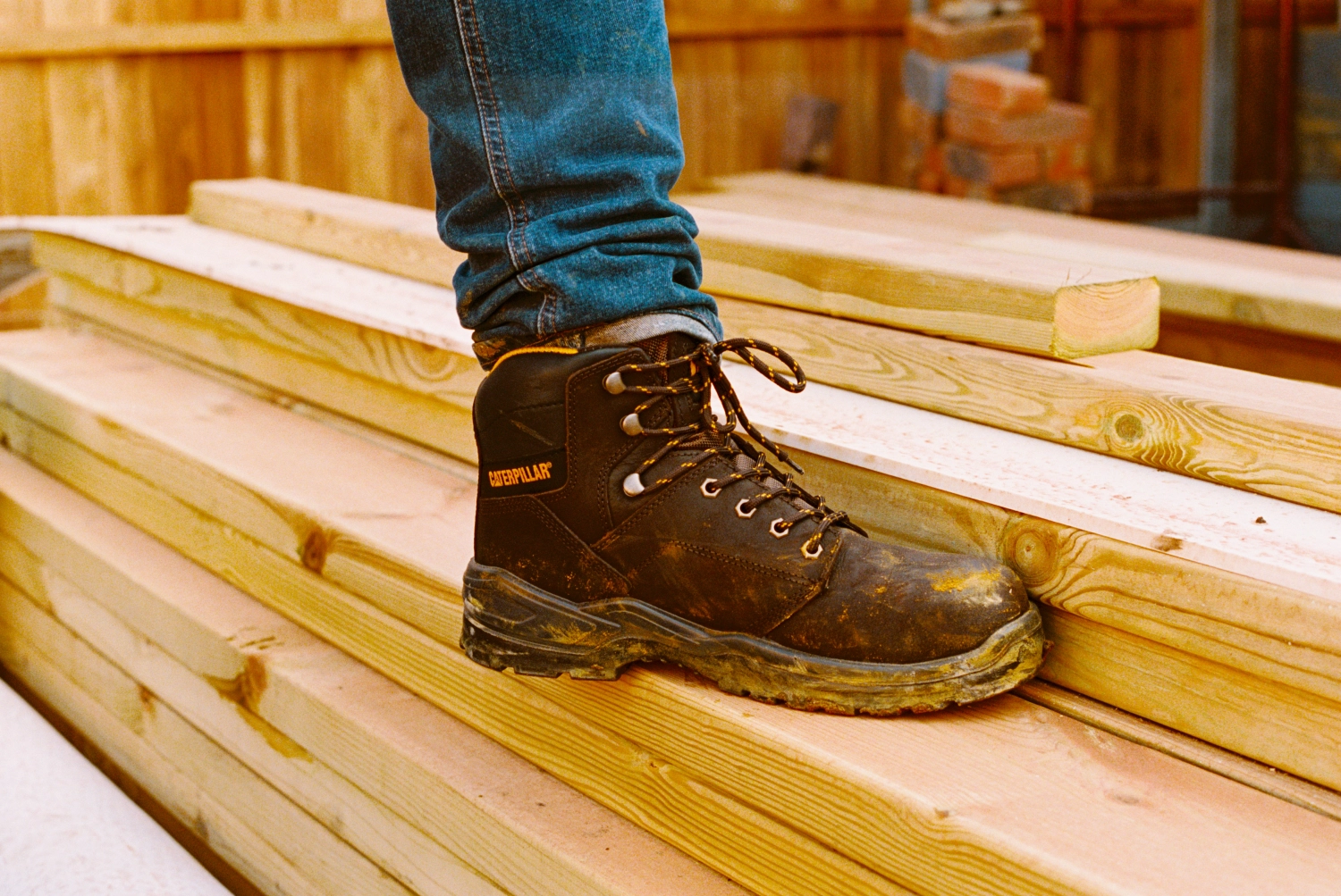 Caterpillar Striver chaussure de sécurité S3 Marron - Taille 41 - UK 7-image