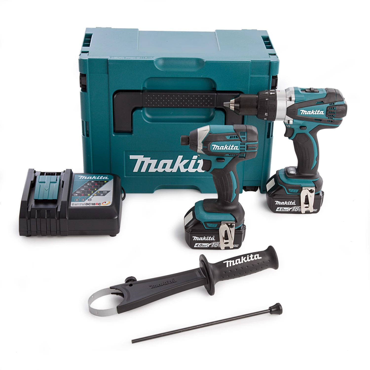 Makita DLX2145MJ 18V Li-Ion accu combiset in Mbox (2x 4,0Ah accu)-image