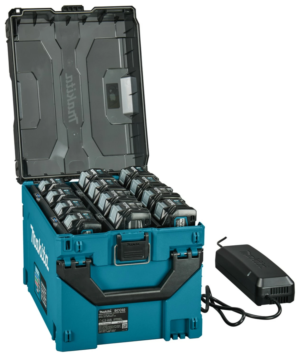 Makita BCC02 XGT Oplaadbox voor max 12 accu's (t/m BL4040F)-image