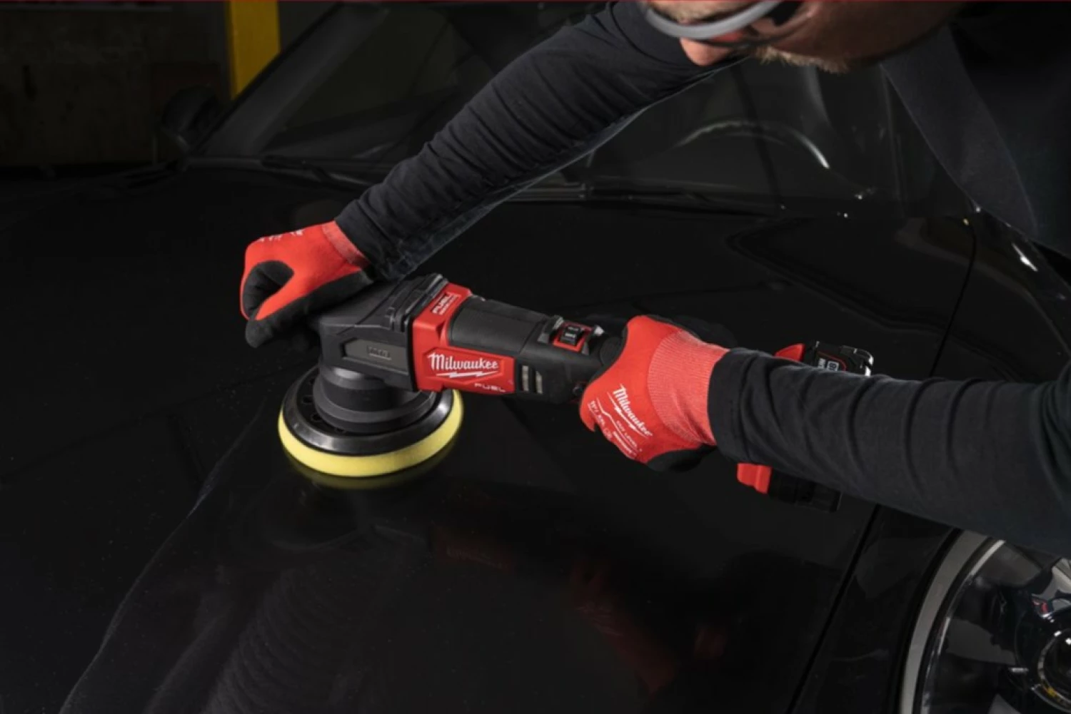 Milwaukee M18 FROP21-0X 18V Li-ion excentrische polijstmachine body in HD Box - 150mm-image