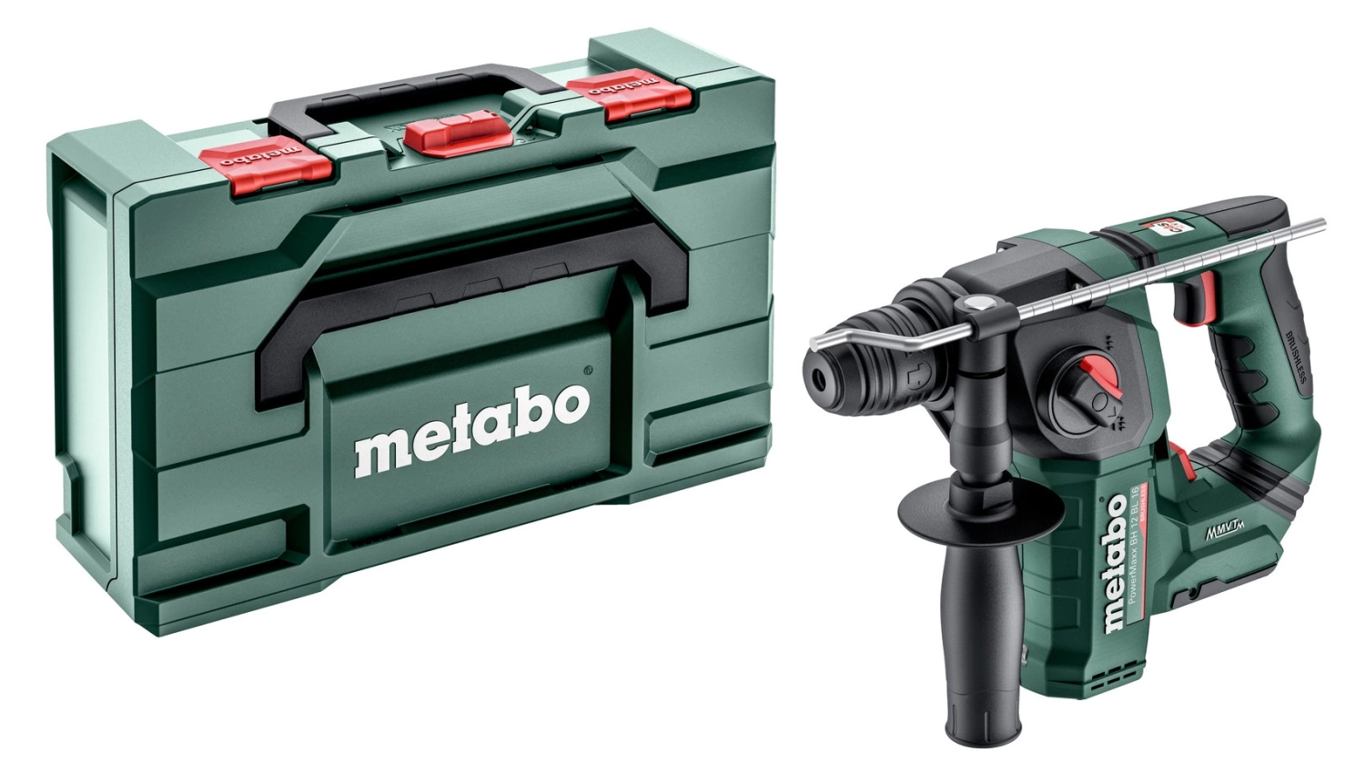 Metabo PowerMaxx BH 12 BL 16 Marteau sans fil - Machine seule - Metabox