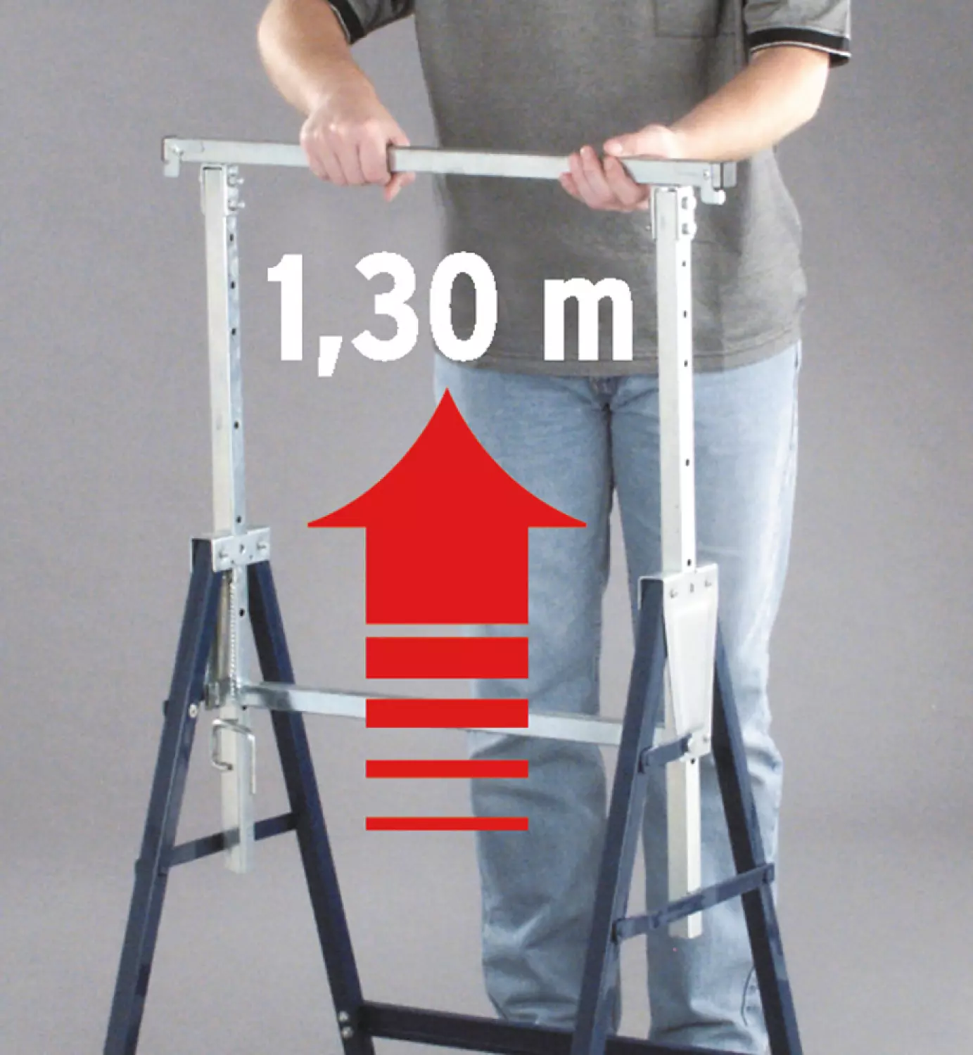 Brennenstuhl 1444700 MB 160 H Tréteau téléscopique - 160kg-image