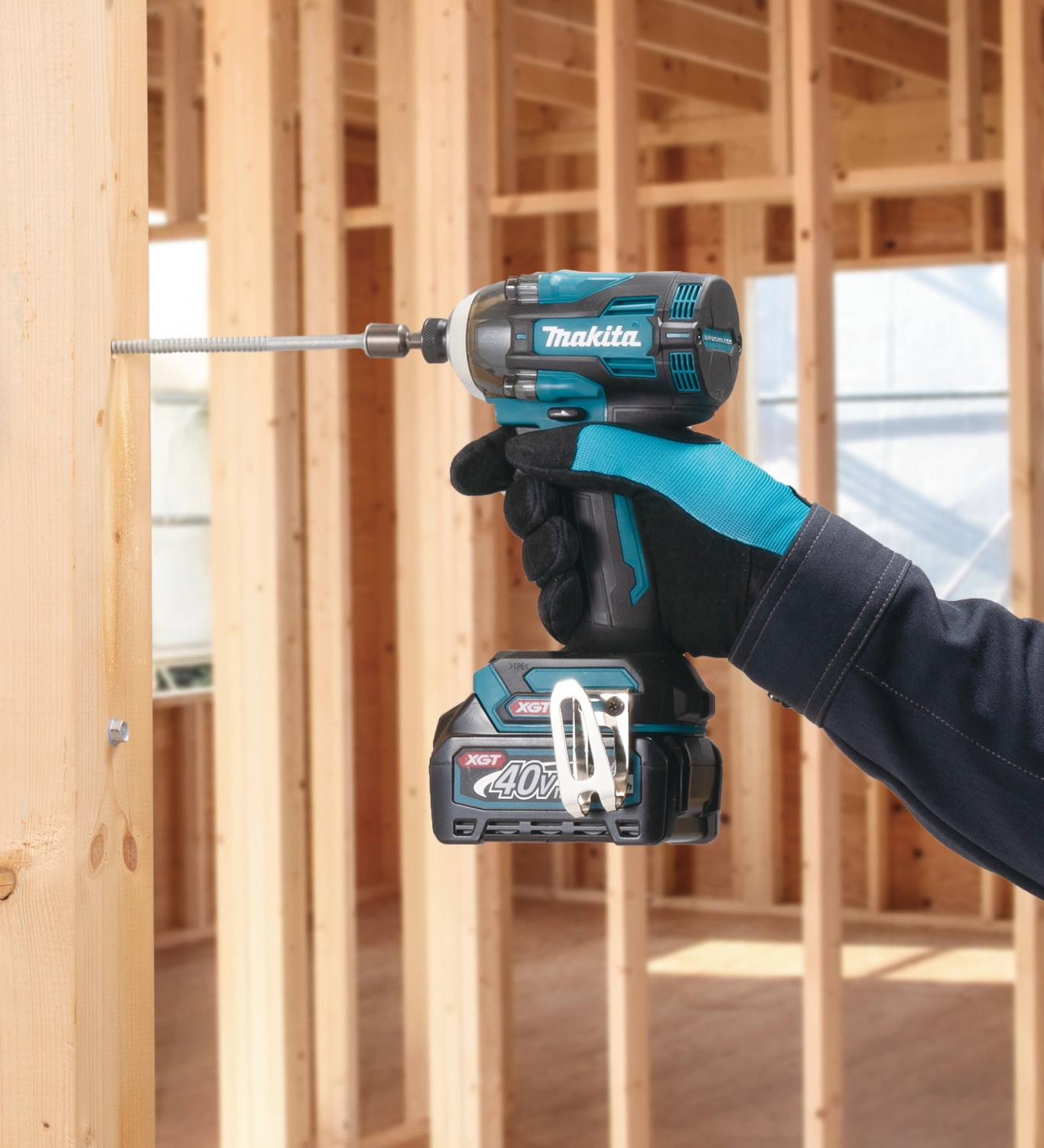 Makita TD004GZ 40V Max Li-ion batterie visseuse à percussion corps - 230Nm-image