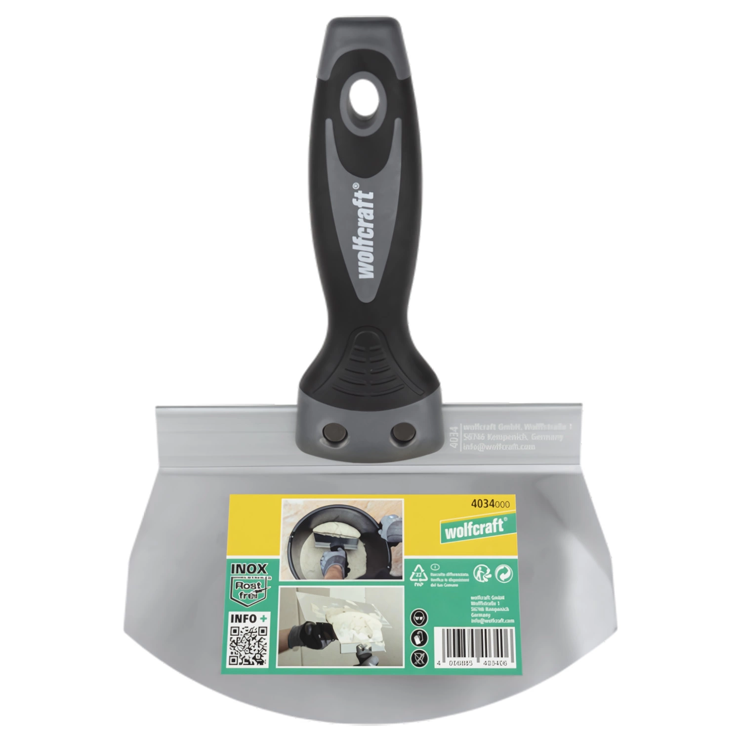 Wolfcraft 4034000 Rond Plamuurmes voor emmers-image